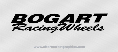 Bogart Racing Wheels Decals - Pair (2 pieces)